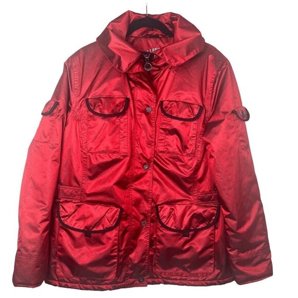 Wellensteyn Women's Revolution Winter Jacket Red Shimmer Parka Sz XL - Picture 1 of 14
